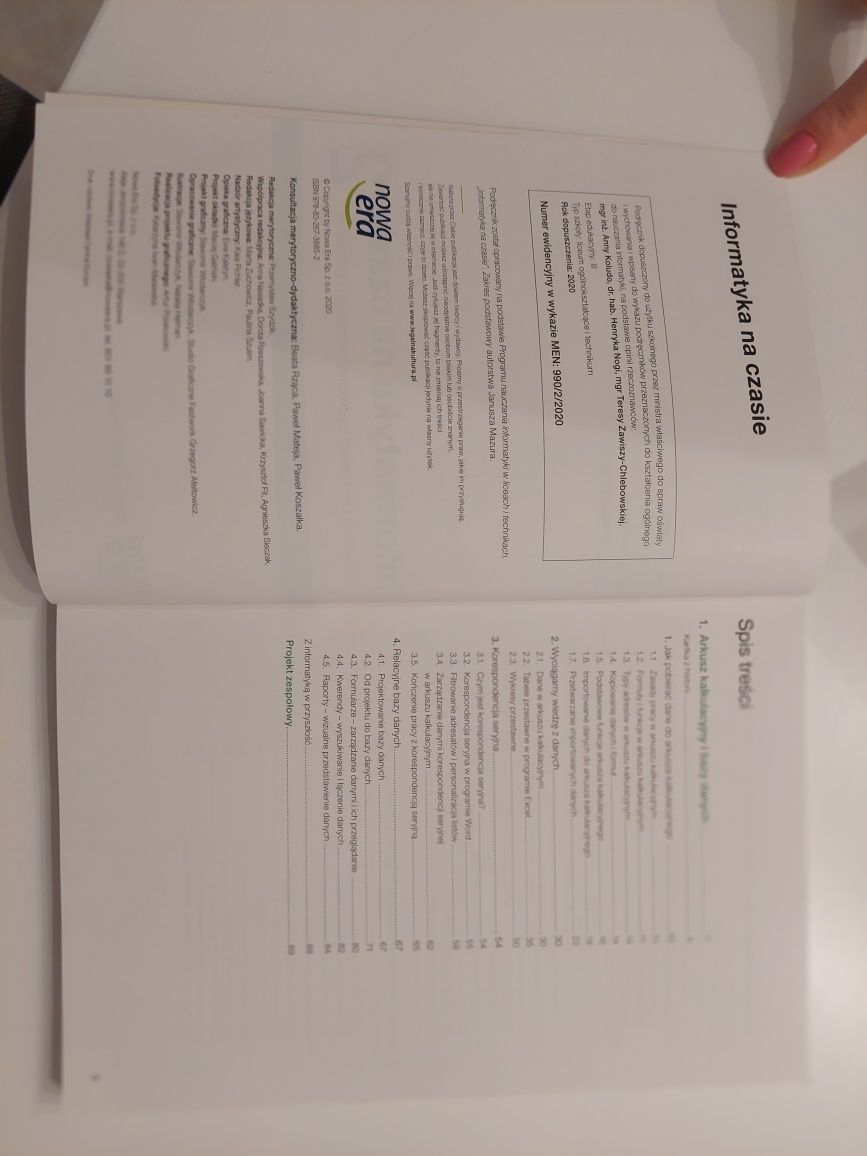 Informatyka na czasie 2, zakres podstawowy