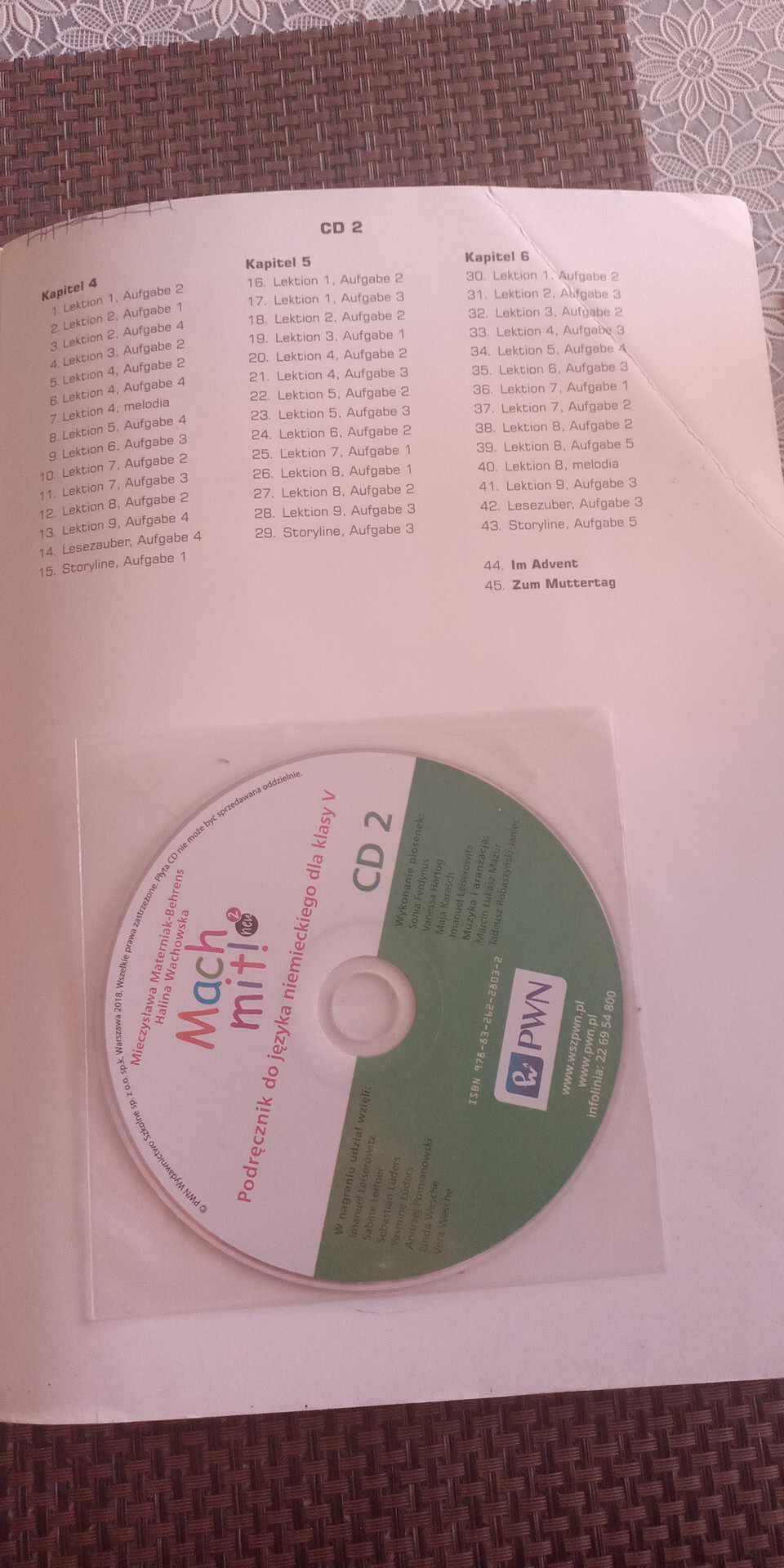 Mach mit! neu 2. Podręcznik do języka niemieckiego. Klasa 5 + CD