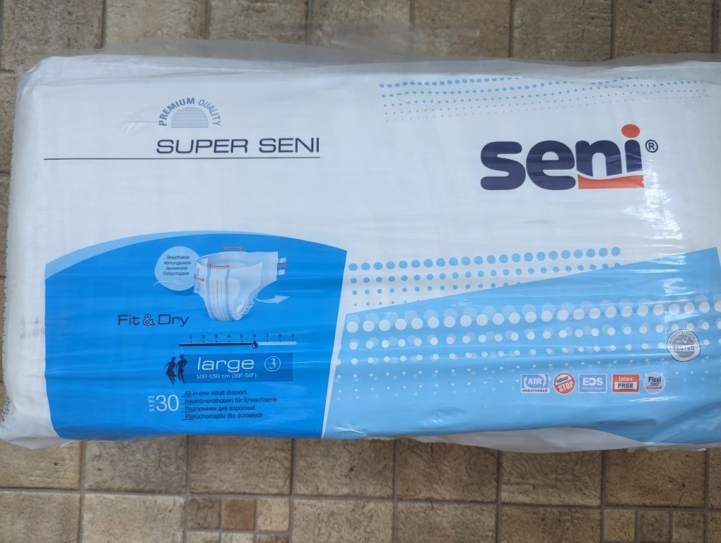 Подгузники, памперсы для взрослых Seni Super Extra размер L