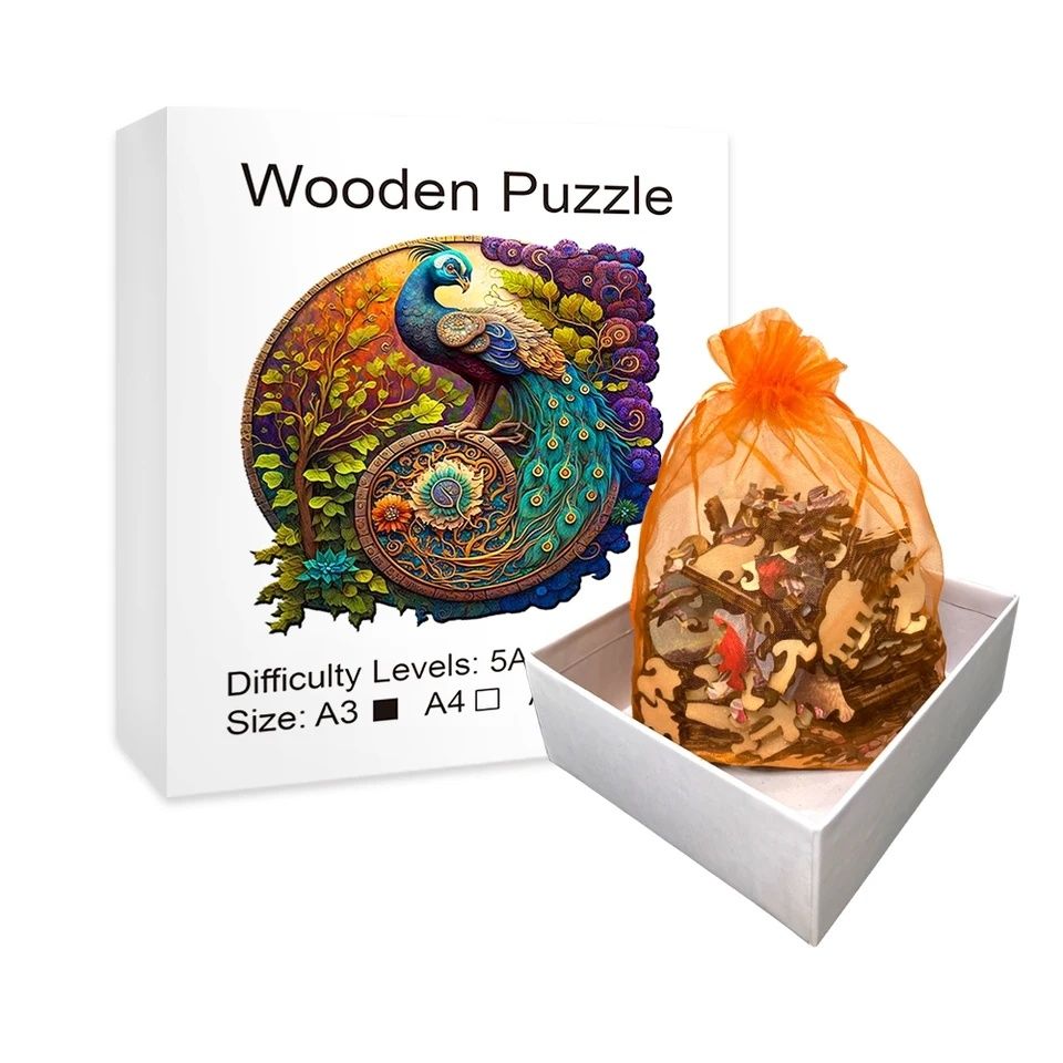 Puzzle drewniane dla dorosłych i dzieci 14+