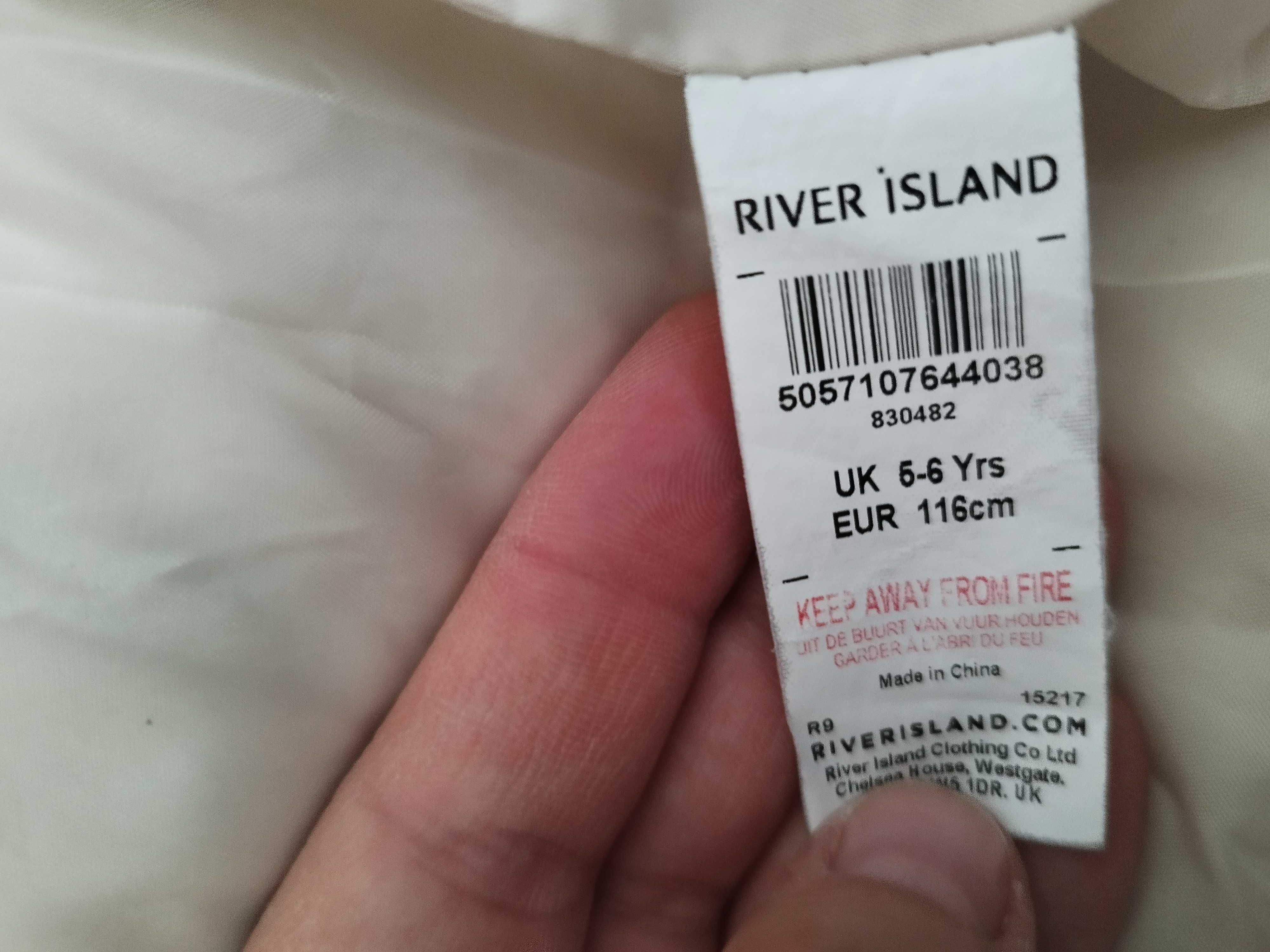 River island 5/6 lat płaszczyk zimowy