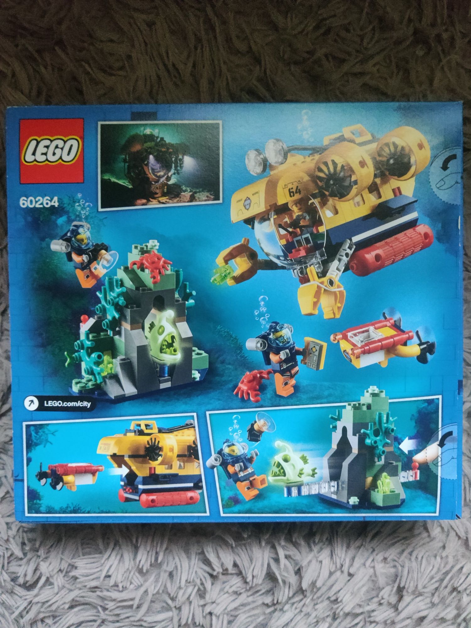 Lego City 60264 Łódź podwodna badaczy oceanu
