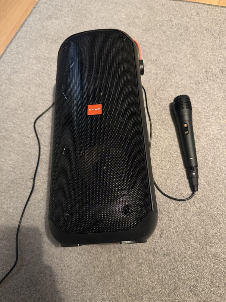 Glosnik z mikrofonem karaoke