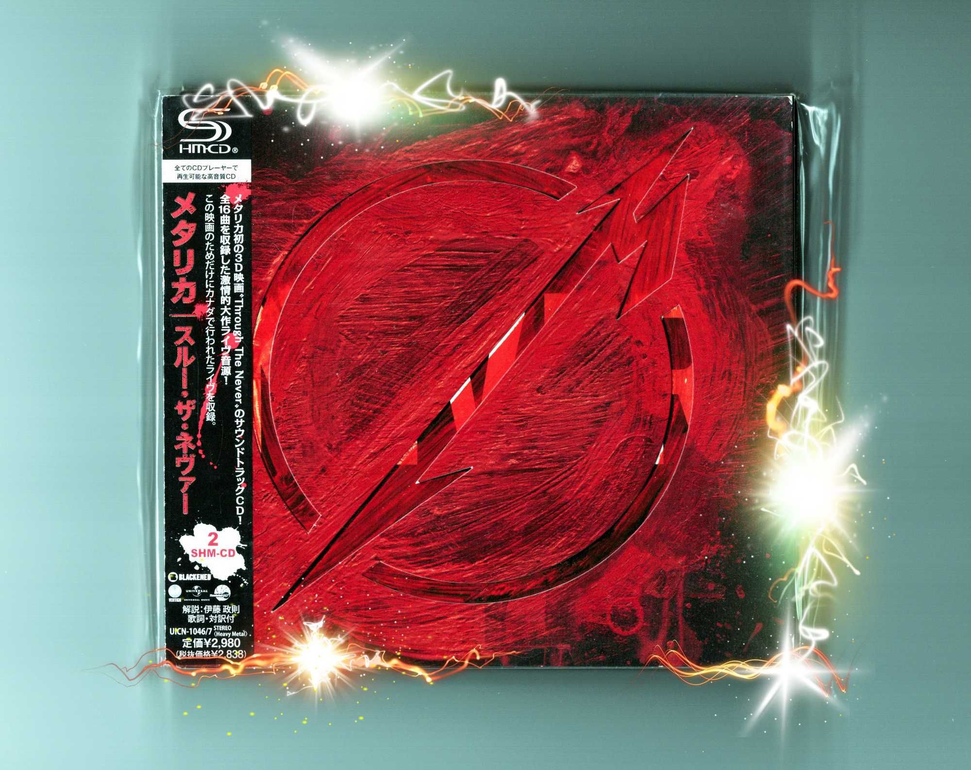 Metallica Through The Never 1press 2013 2xSHM CD Japan