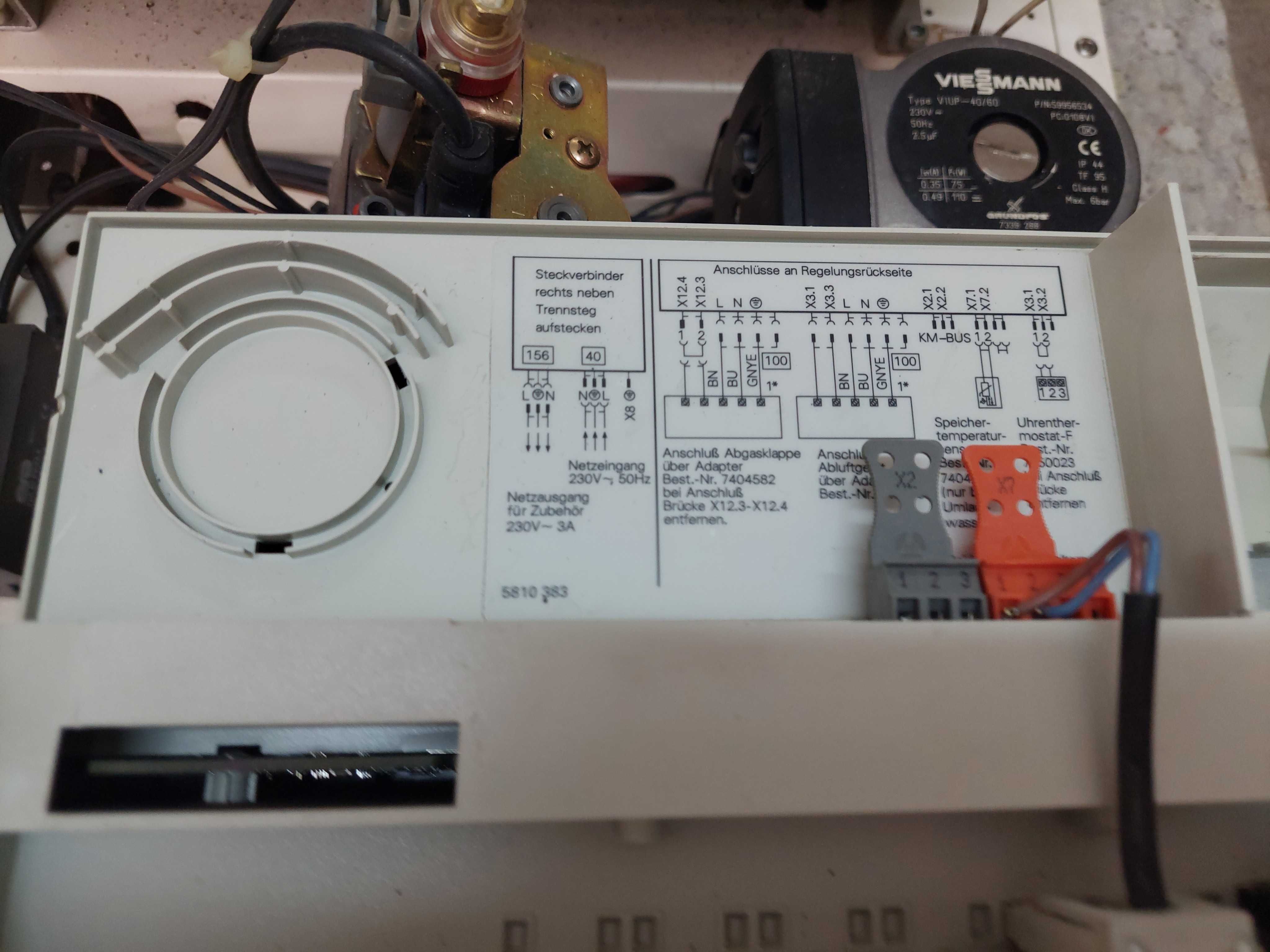 Piec VITOPEND 100 Działający + kontroler typ 350 + moduł T40