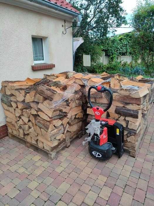 !! PROMOCJA !! - Drewno kominkowe [ układane na paletach ]