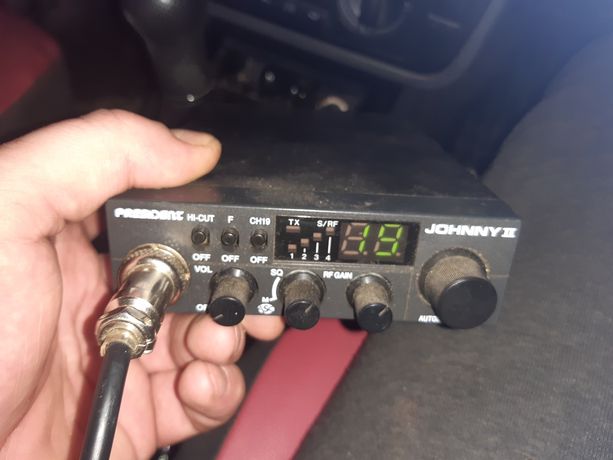 CB radio President Johnny II z anteną 5m i sluchawką