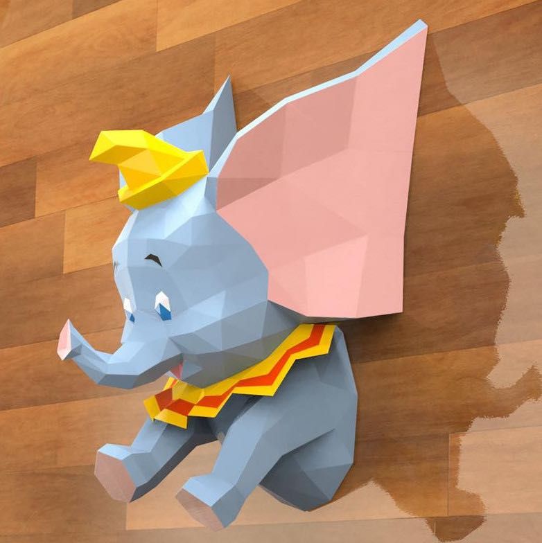 Papercraft Modelo 51 - Dumbo