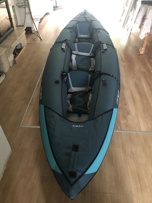 Kajak Itiwit 3P pompowany pompka wiosło zestaw
