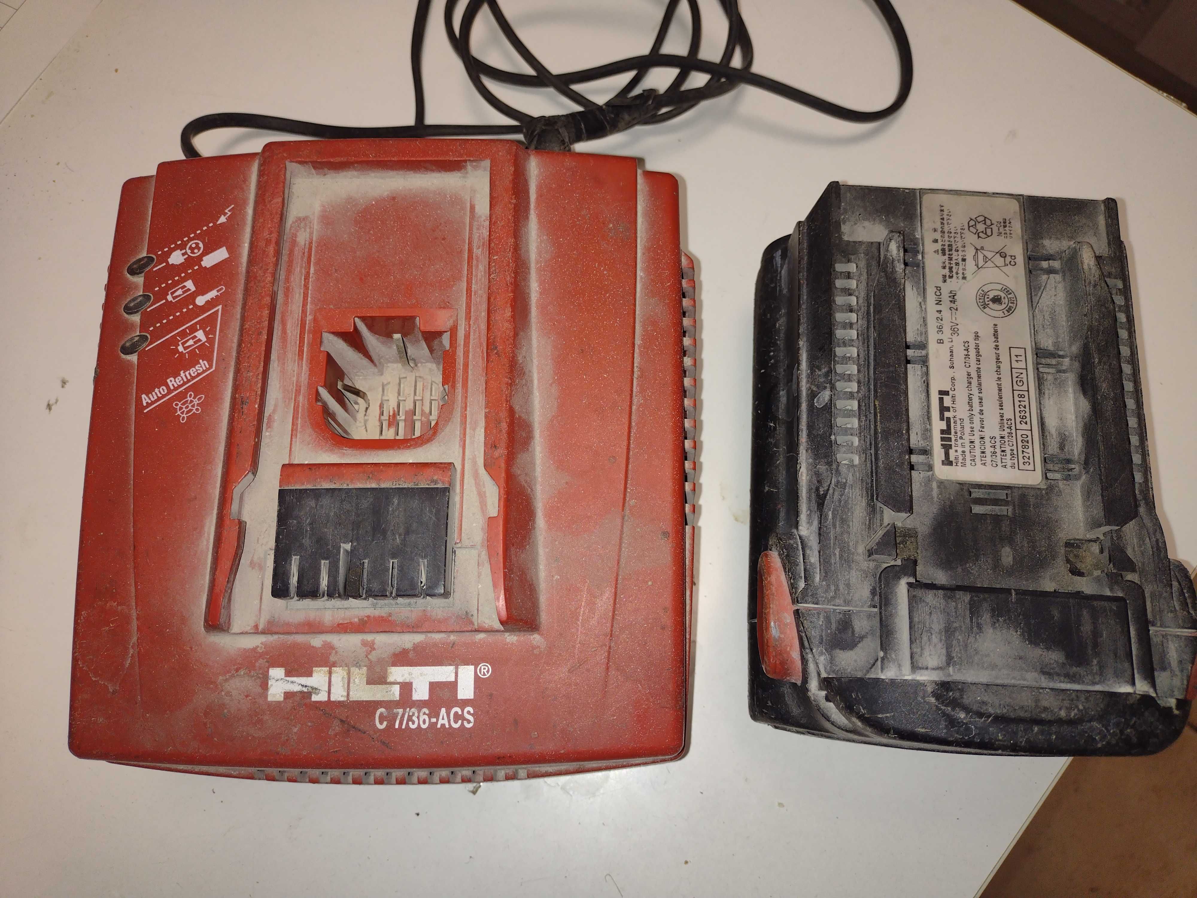 Hilti ładowarka + bateria