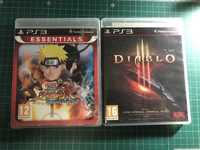 Naruto Shippuden e Diablo 3 para PS3