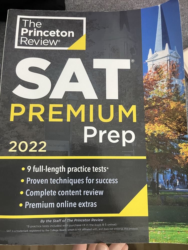 SAT Premium prep 2022 The princeton reviewer