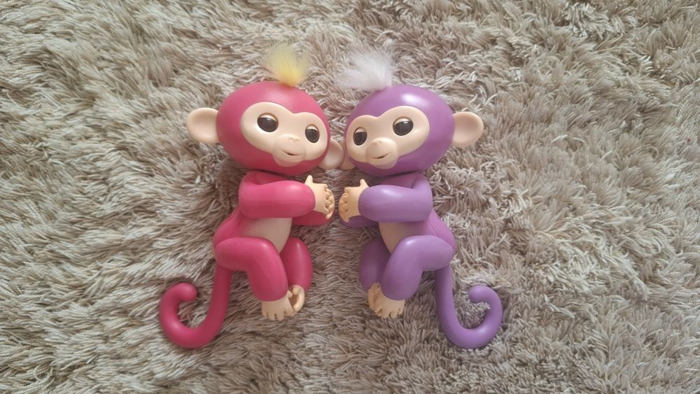 Interaktywna małpka Fingerlings - zestaw 2 szt.