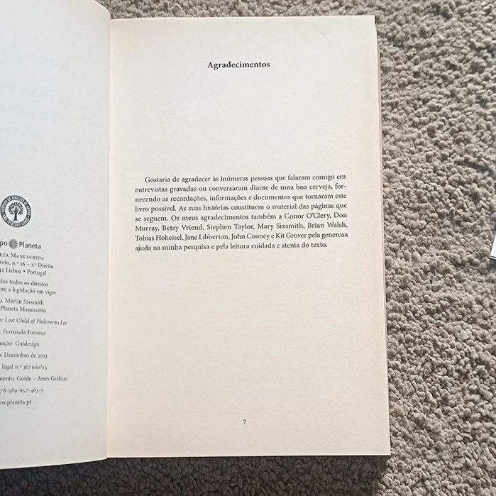 Livro: O filho perdido de Philomena Lee