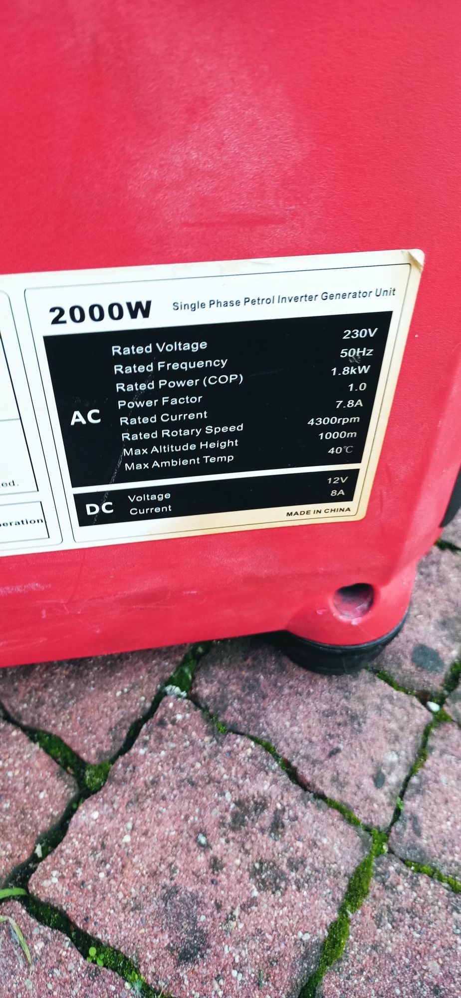 Generator prądu 2 Kw