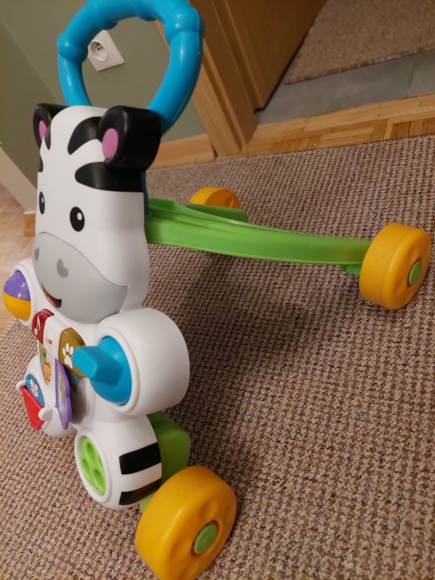 interaktywny pchacz Zebra Fisher Price