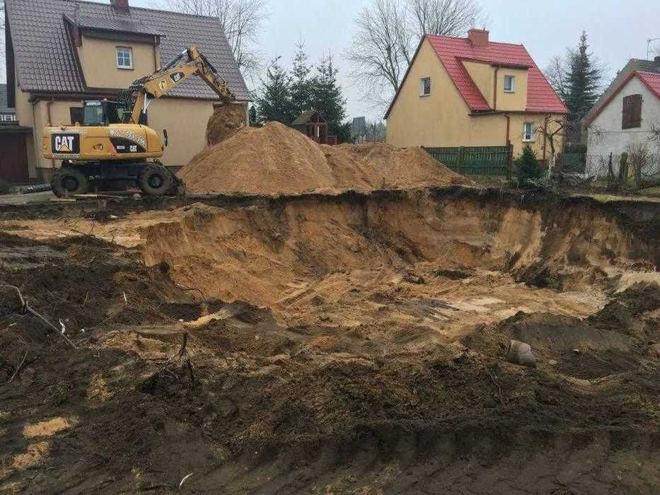 Ziemia Glina Gruz Piach na podwyższenie podniesienie wyrównanie terenu