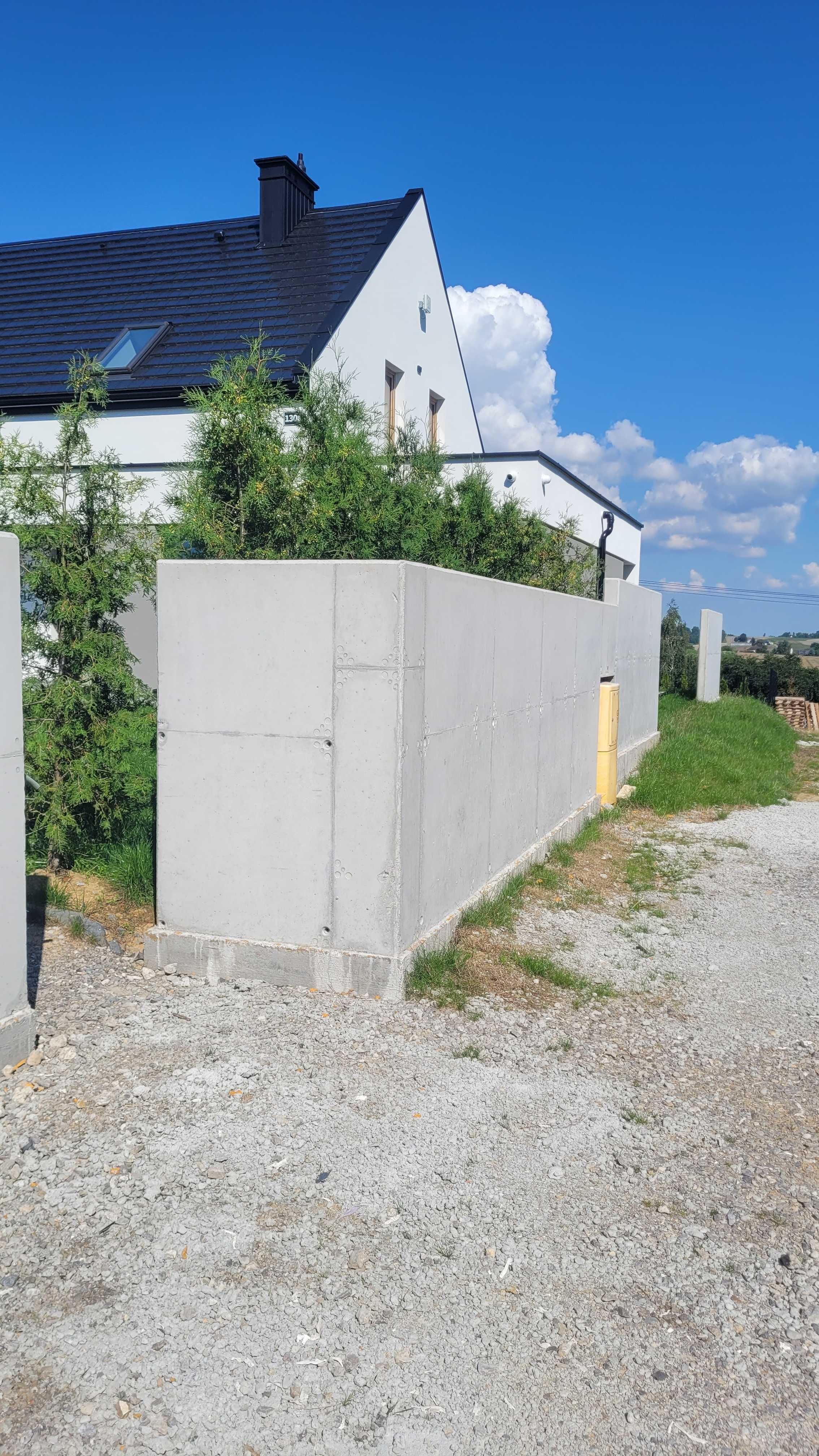 Ogrodzenia Betonowe, Panelowe, Mury, Płyty , Fundamenty, Minikoparka