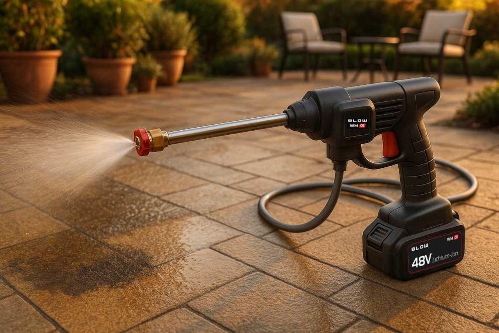 NOWA Myjka Ciśnieniowa Akumulatorowa Przenośna Do Okien Ogrodu Kostki