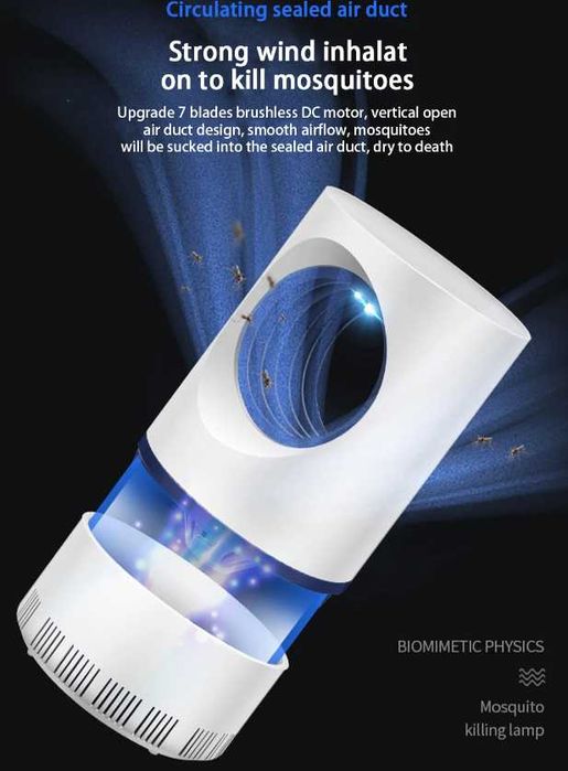 USB UV Killer Led - mosquitos e voadores