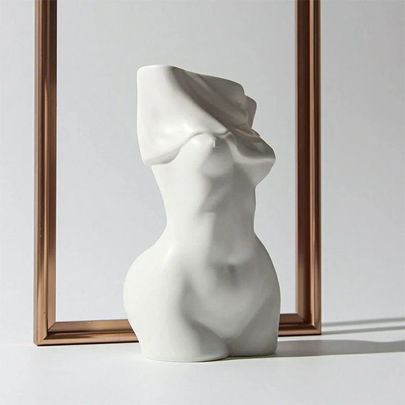 Vaso Corpo de Mulher Estátua