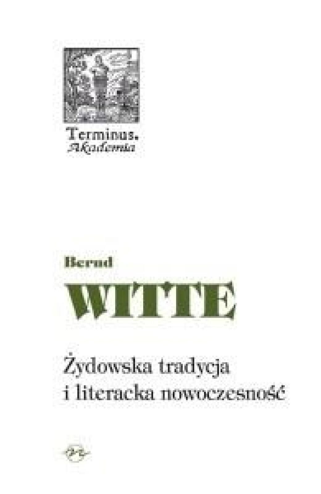 Terminus T.56 Żydowska tradycja i literacka. Oficyna Naukowa Bernd