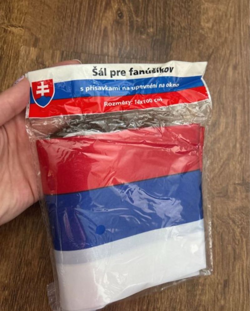 Flaga Słowacji z przyssawkami