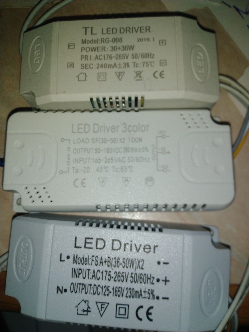 Драйвер для LED світлодіодів 8-200w ремонт світильник прожектор лампа