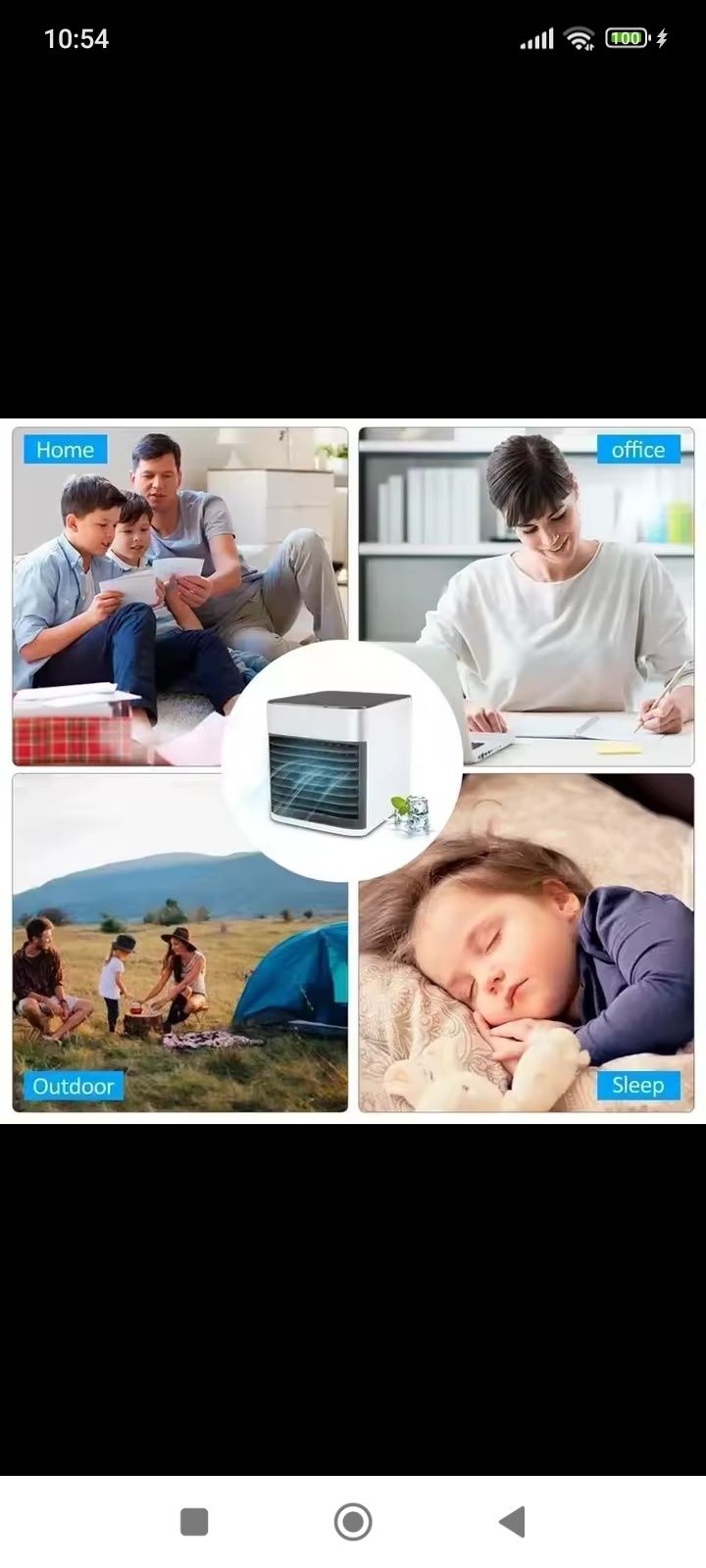 Ventilador de ar condicionado/mini refrigerador de ar