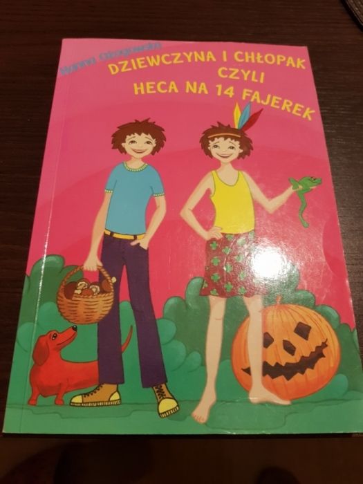 Książka młodzieżowa "Dziewczyna i chłopak czyli checa na 14 fajerek"