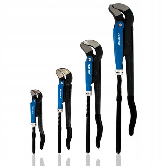 Cęgi Do Rur Klucz Nastawny Szczypce Żabka Zestaw 3