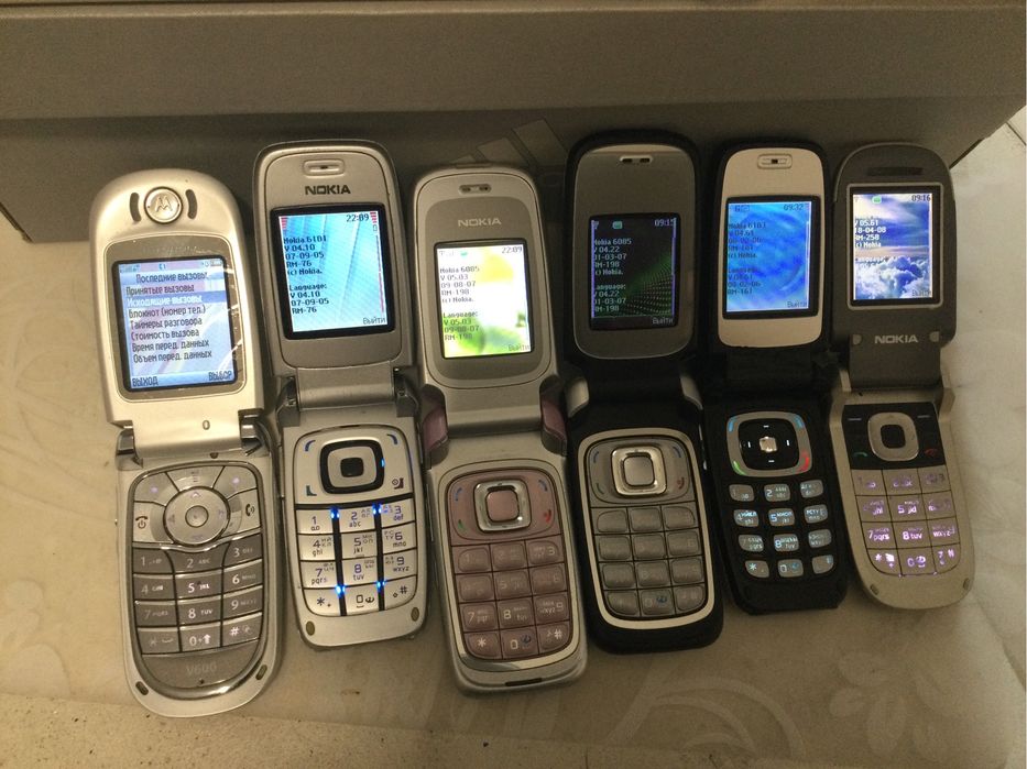 Нокия — 2760;6101;6103;6085.