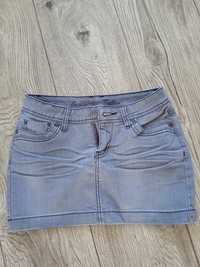 Spódniczka jeans mini dziewczęca młodzieżowa M 38