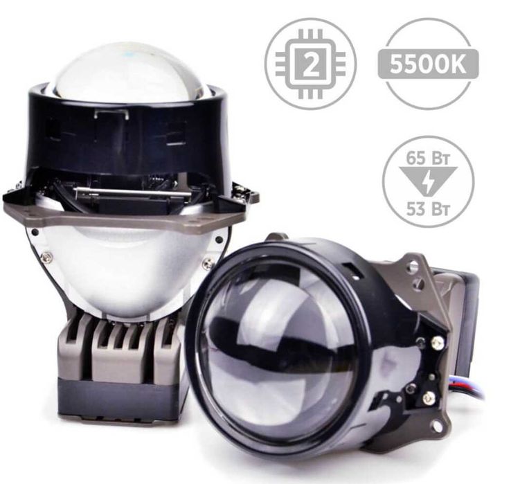 Светодиодные линзы AMS ULTIMATE U6 3″ 5500K (Aozoom K3 Dragon Knight)