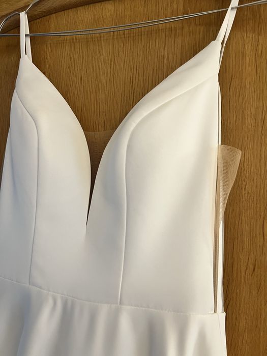 Suknia ślubna ecru S