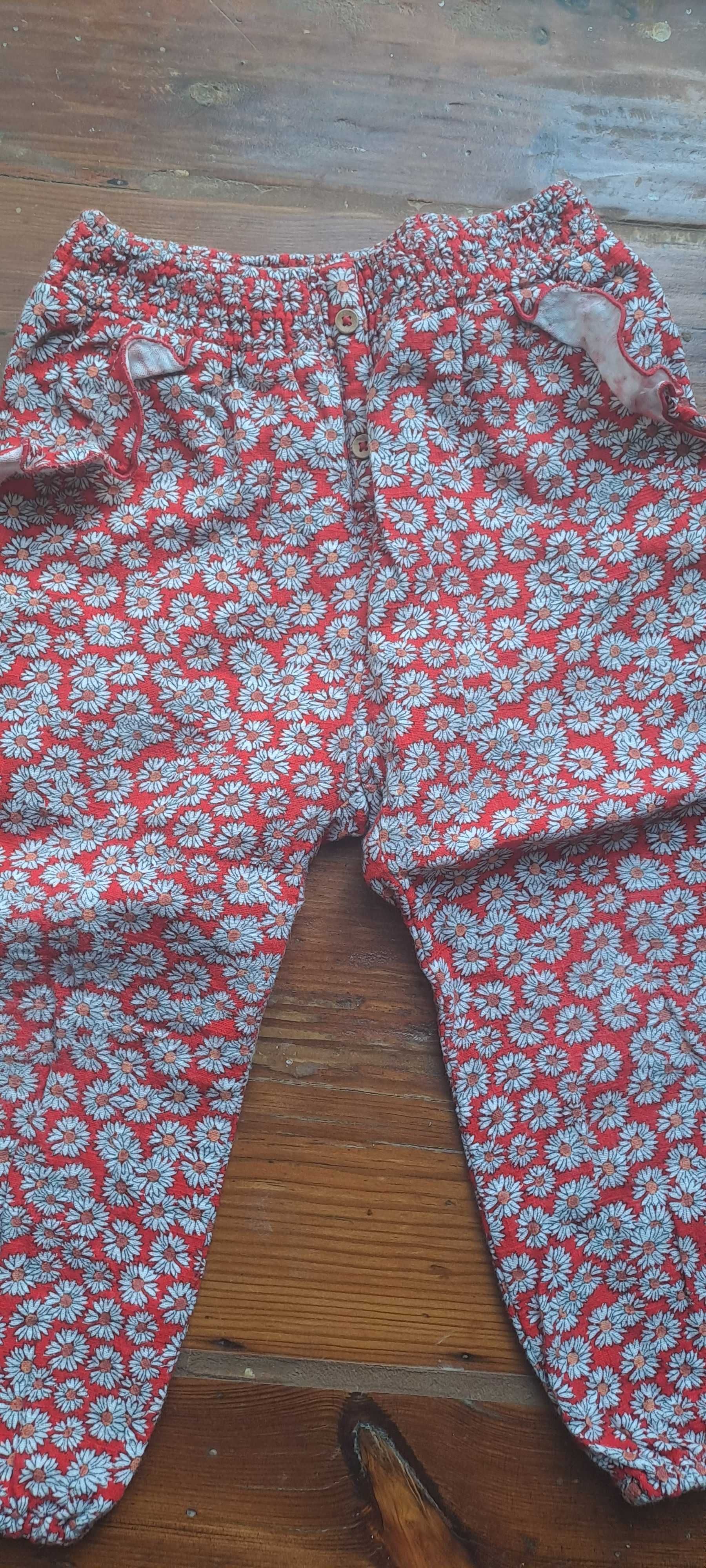 Calças floridas 4 anos Zara