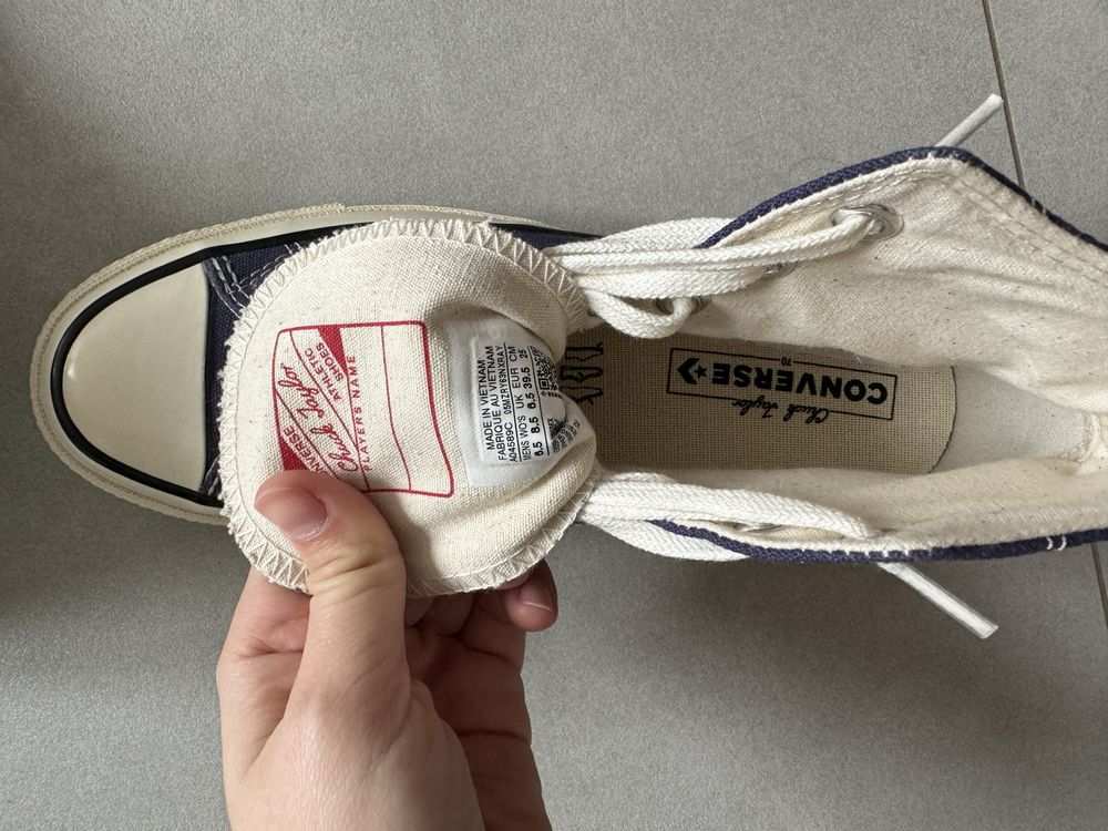 Продам converse Chuck 70 Vintage Canvas жіночі розмір 8,5