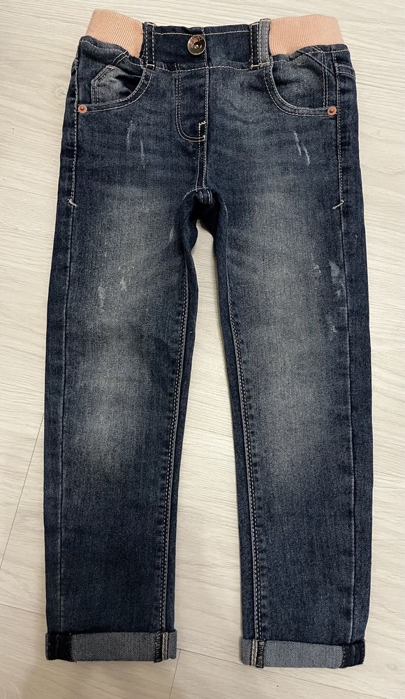 Spodnie jeansy dziewczęce 110 F&F dla dziewczynki