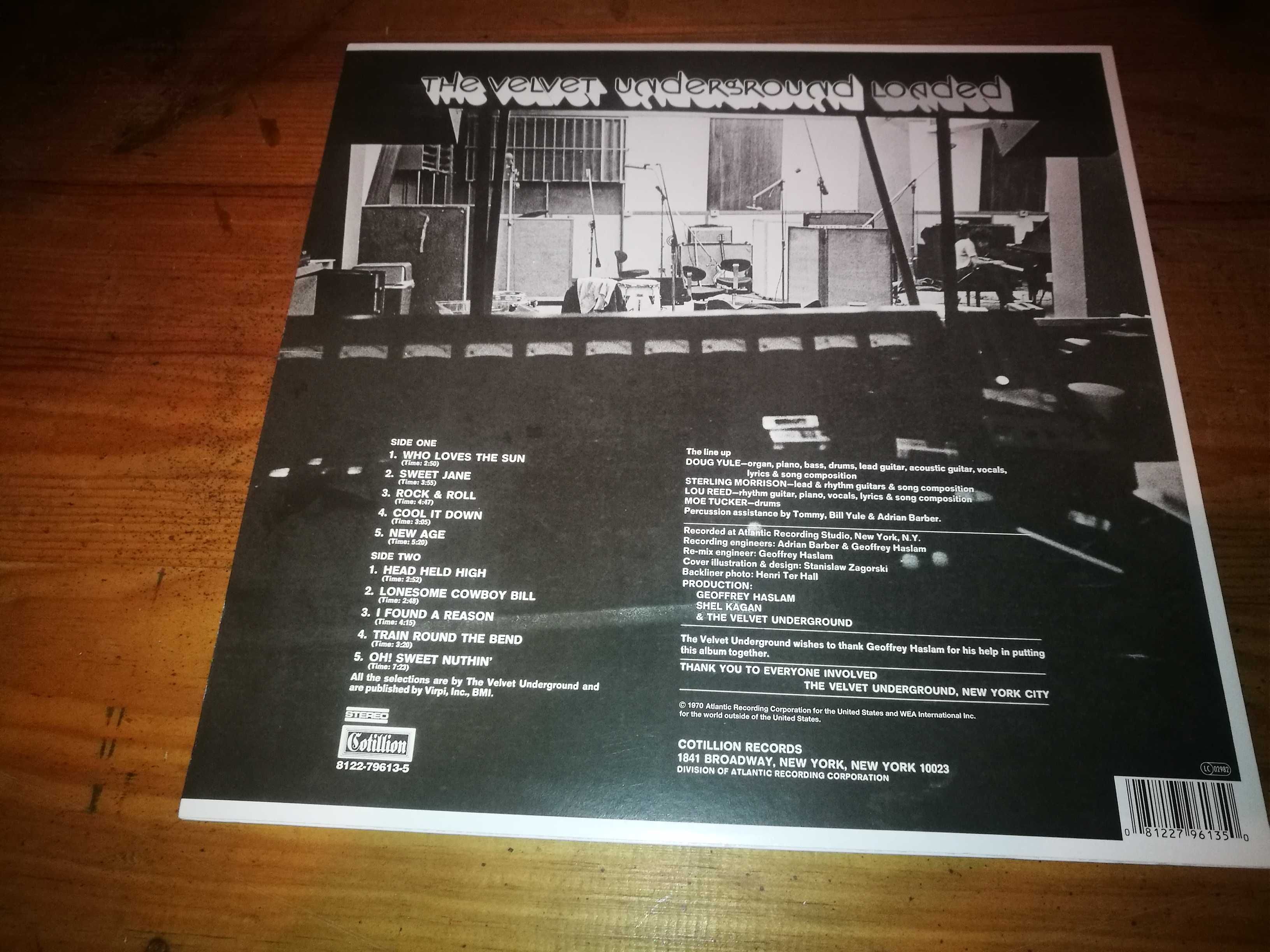 THE  VELVET UNDERGROUND - Loaded -   Reedição Europeia - 2015 LP