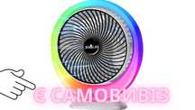 Вентилятор портативный Mini fan (LED RGB, TYPE-C, акк) Артикул: 17134