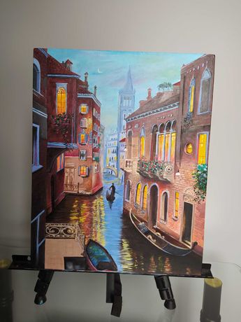 Картина акрилом "Венеция"