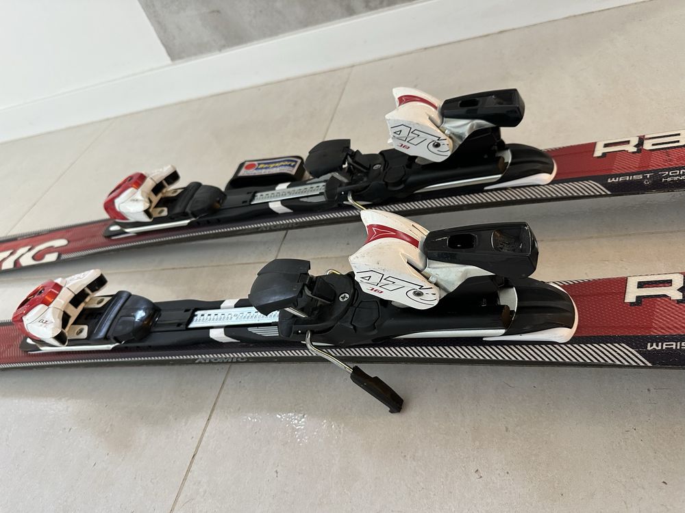 Narty Atomic SL Race 163 cm + wiązania + buty Rossignol + kijki