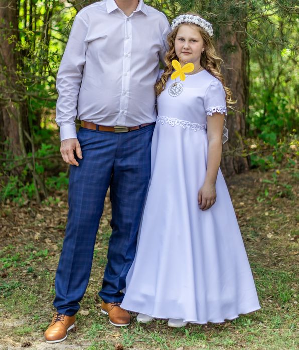 Sukienka komunijna alba