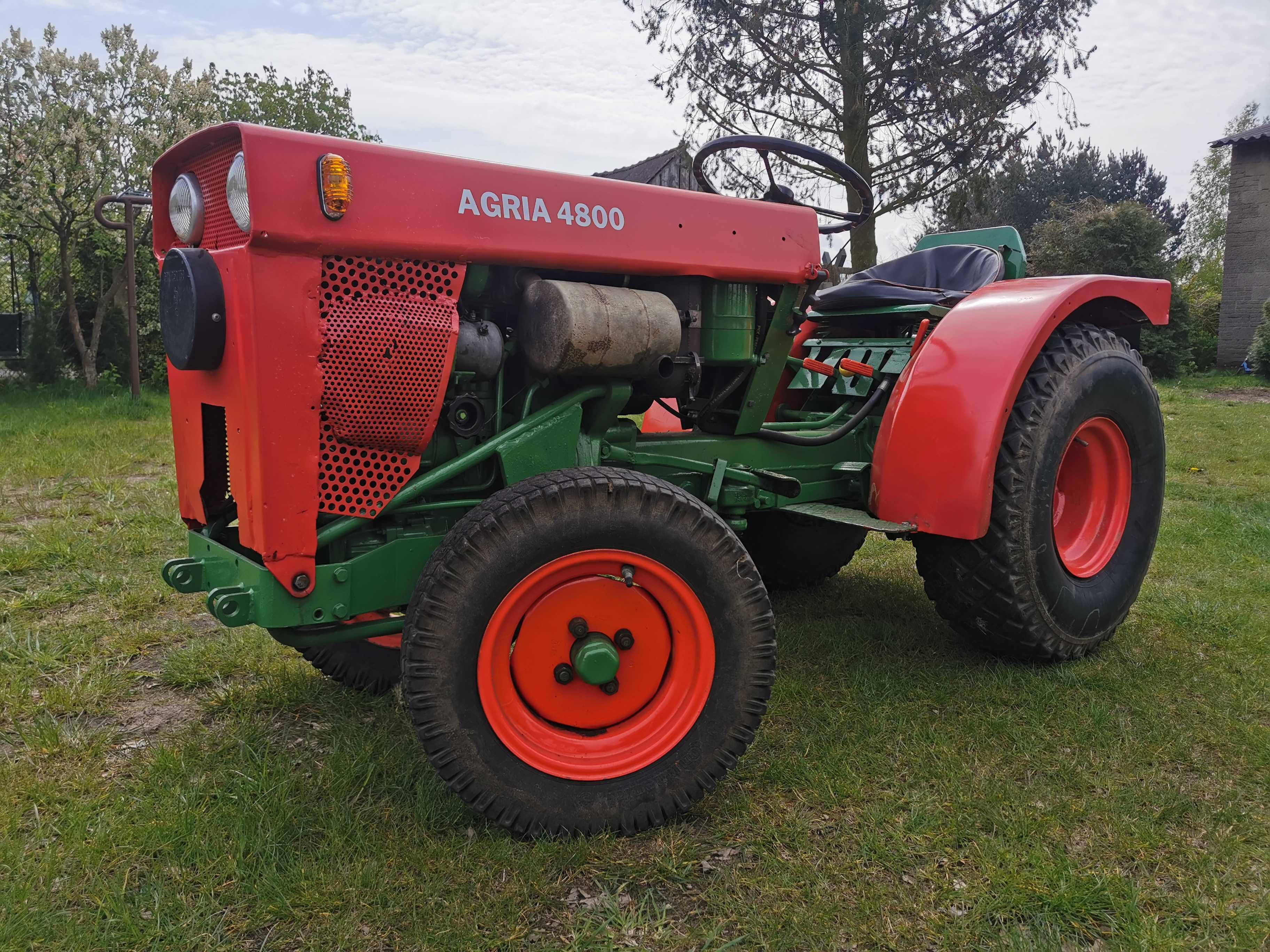 Traktor Ciągnik Ogrodniczy Agria 4800 zarejestrowany + osprzęt