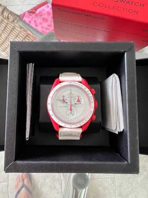 Relógio Swatch X Omega Mission to Mars