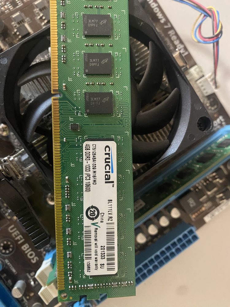 Материнская плата Asus F1A55-M LE+памят, проц, hdd, блок питания