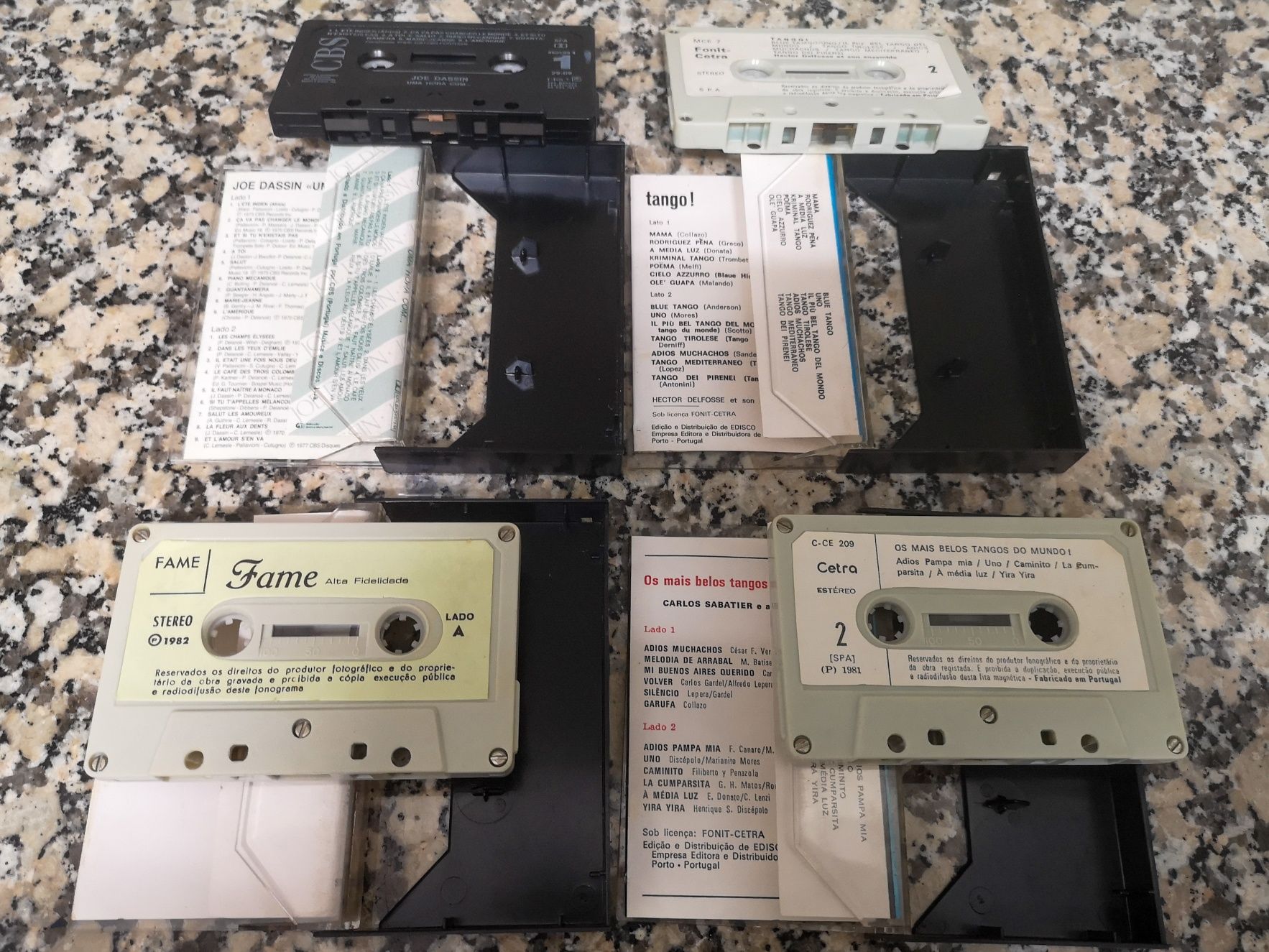 7 Cassetes de música variada (década de 80)