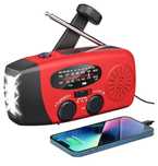 Rádio de Emergência - Powerbank com Painel Solar