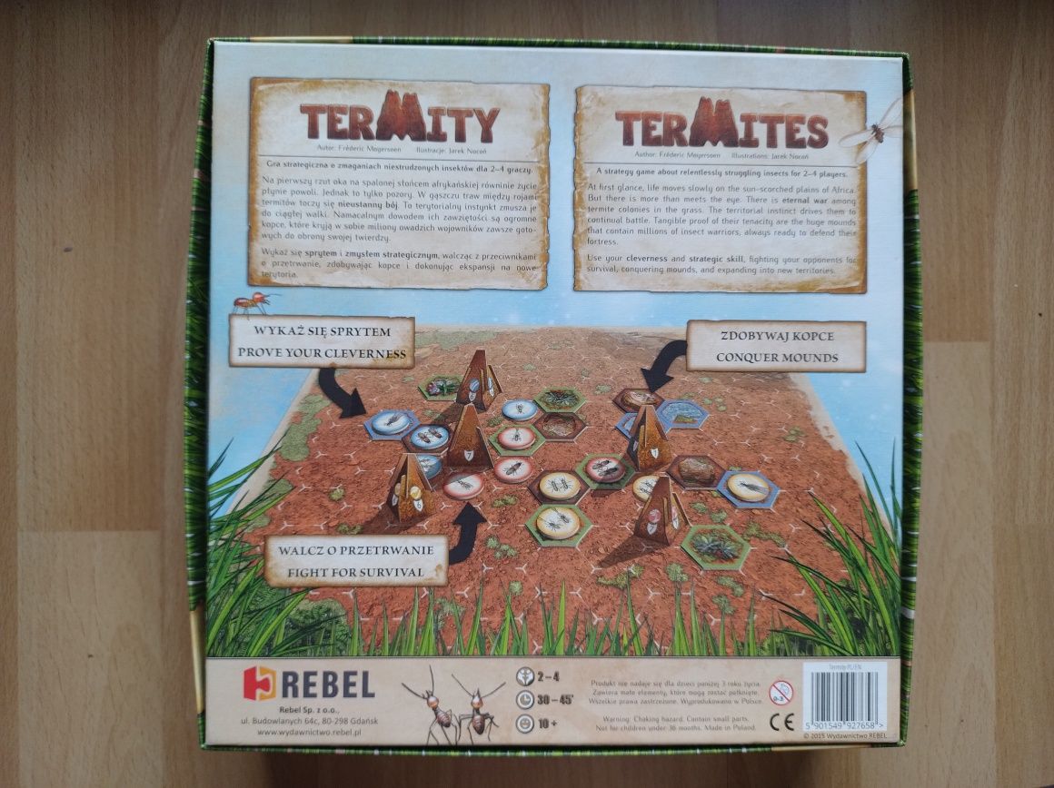 Termity - taktyczna gra planszowa