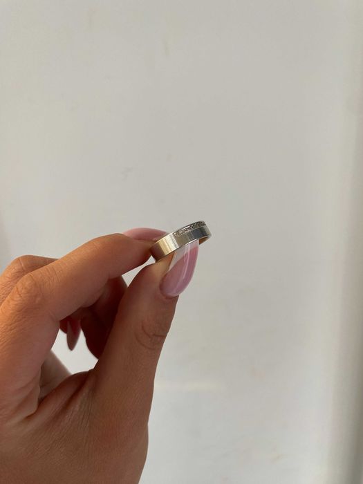 Obrączka z diamentami naturalnymi 0.16 CT